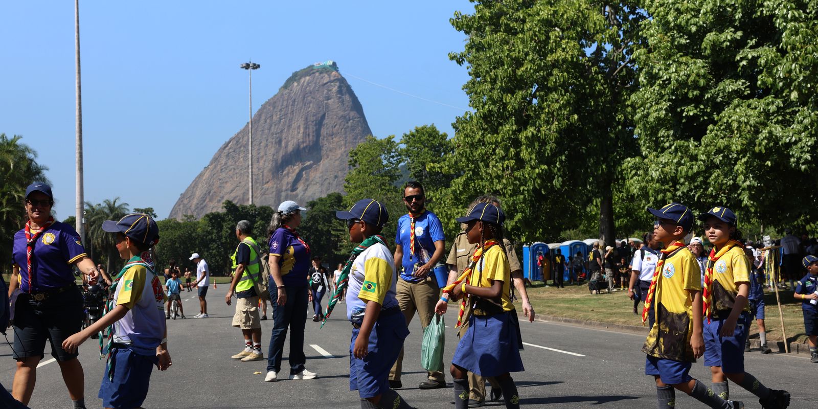 Encontro de escoteiros no Rio congrega mais de 4 mil participantes