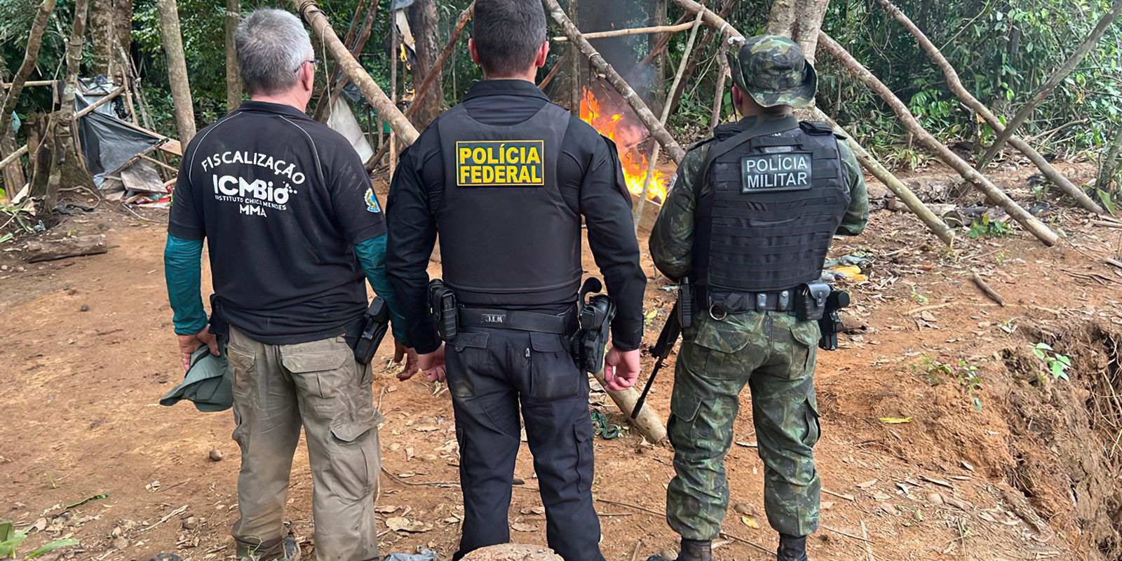 Polícia Federal combate exploração mineral ilegal em áreas do Amapá e Pará